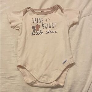Gerber Cream Bodysuit - Shine Bright Little Star